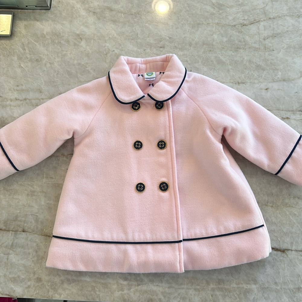 NWOT Pink Bow Coat